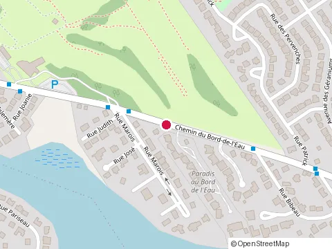 Location of Construction Betaplex at 1126 Chem. du Bord-de-l'Eau, Laval