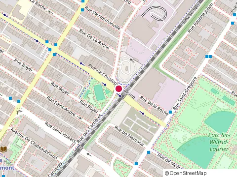 Location of Construction Bfg at 5685 avenue Christophe-Colomb, Montréal