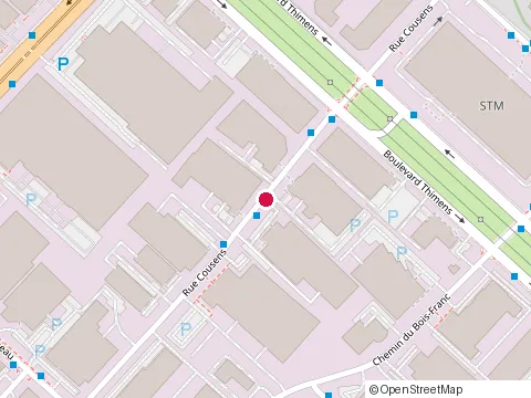 Location of Construction Boomax Inc at Rue Cousens Saint-Laurent 4455, Saint-Laurent