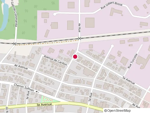 Location of Construction Bouchard N d l Inc at 1160 avenue Carillon, Val-d'Or