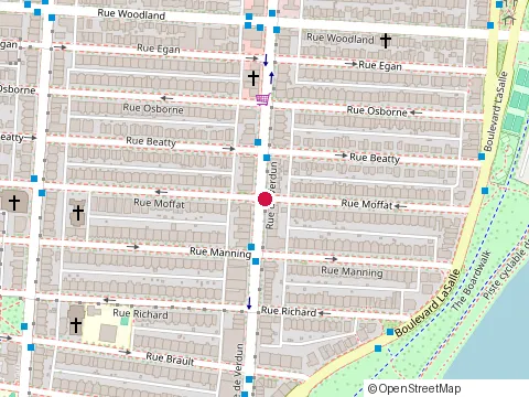 Location of Construction Brg Inc. - Rénovation Verdun at 316 Rue Moffat, Verdun