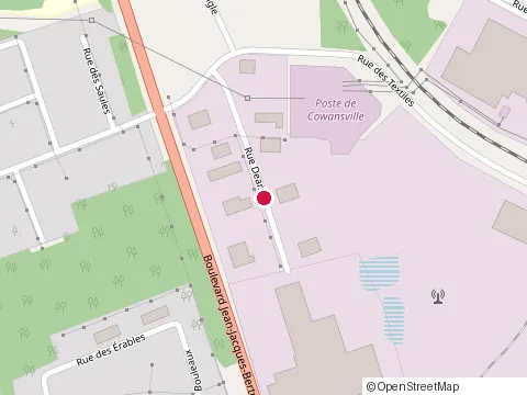 Location of Construction Brien & Chalifoux Inc at 102 Rue Dean, Cowansville