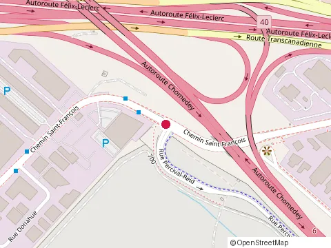 Location of Construction Broccolini at 5690 chemin Saint-Fran?Ois, Saint-Laurent