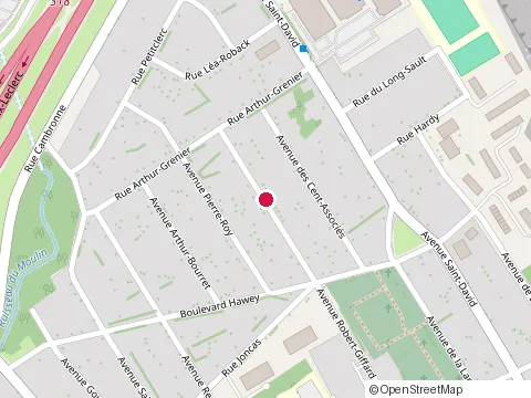 Location of Construction Bruno Blanchette at 743 Rue des Chaînons, Québec