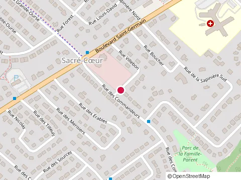 Location of Construction Bruno Rioux Enr at 223 Rue Villebon, Rimouski