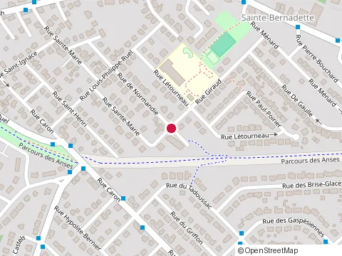 Location of Construction Bussière Inc. at 27 Rue Normandie, Lévis