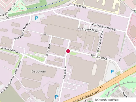 Location of Construction C R d Inc at 1086 Rue Lescarbot, Québec