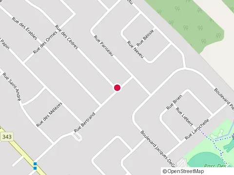Location of Construction C. Vadeboncoeur Inc. | Entrepreneur Général at 1441 Rue des Cèdres, L'Assomption