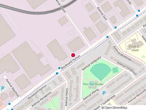Location of Construction Cal Ceriko at 185 boulevard Hymus, Pointe-Claire