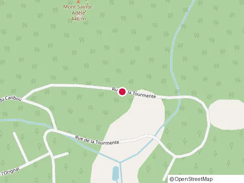 Location of Construction Camery at 2205 de la Tourmente Rue, Sainte-Adele