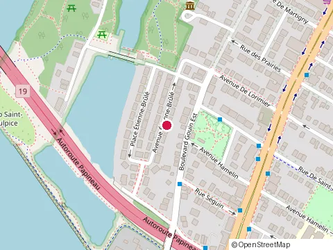 Location of Construction Cdr Inc at 1832 avenue Étienne-Brûlé, Montréal