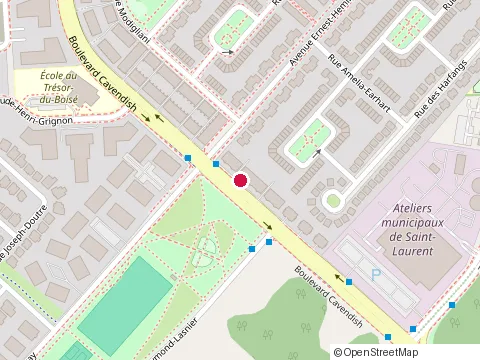 Location of Construction Chateau St Marc at 3485 avenue Ernest-Hemingway, Saint-Laurent