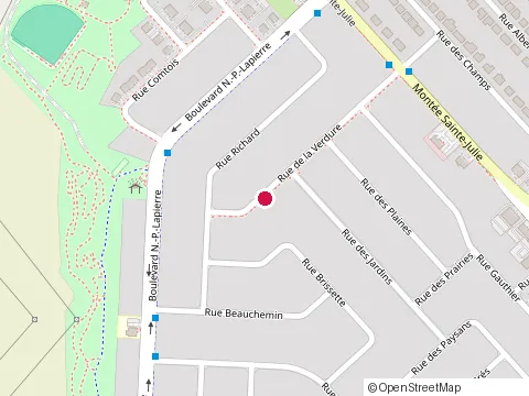 Location of Construction Christian Blais Inc at 1218 Rue Richard, Sainte-Julie