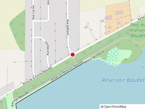 Location of Construction Christian Dargy at 26 Rue Adélard, Victoriaville