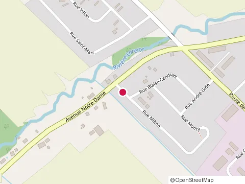 Location of Construction Claude Bedard Inc at 1446 Rue Milton, Québec