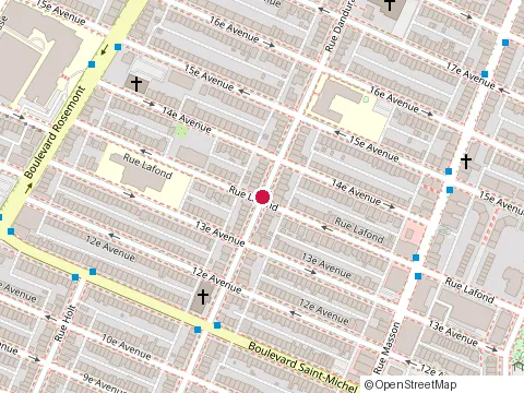 Location of Construction Claude Giroux Ltée at 5426 Rue Lafond, Montréal