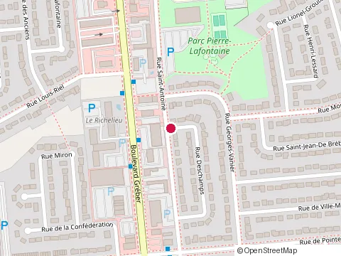 Location of Construction Cole-Ger at 9 Rue Deschamps, Gatineau