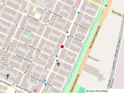 Location of Construction Crib Inc at 590 Rue Sicard, Montréal
