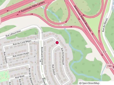 Location of Construction d at 4040 Rue Archambault, Québec