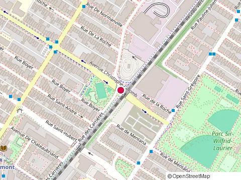 Location of Construction d F N Inc at 5579 avenue Christophe-Colomb, Montréal