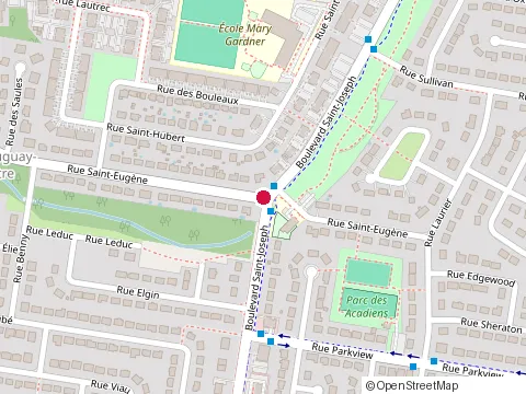 Location of Construction d N M Inc at Rue St Eugene 85, Châteauguay