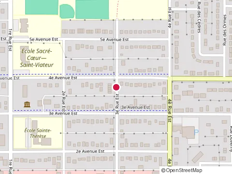 Location of Construction Daniel Lalande at 332 4E Avenue E, Amos