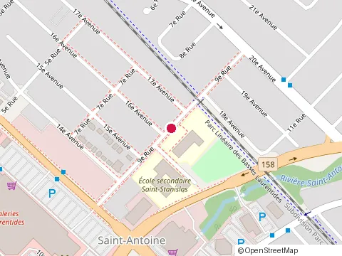 Location of Construction Daz Ltee at 582 Rue 9, Saint-Jérôme