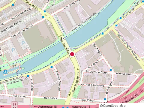 Location of Construction Demathieu et Bard Inc at 5010 Rue Saint-Patrick, Montréal