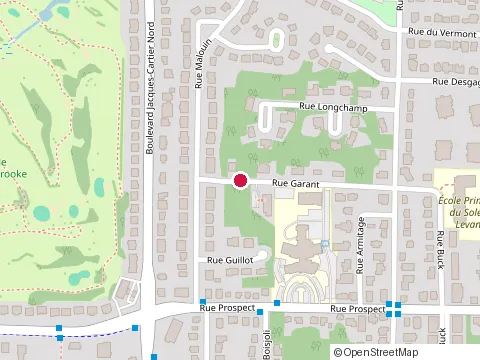Location of Construction Devinco at 1552 Rue Garant, Sherbrooke