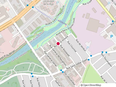 Location of Construction Dig at 14 Rue Roosevelt, Québec