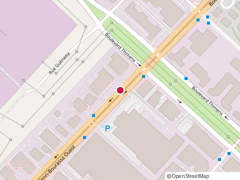 Location of Construction Dinasa Inc. at 8067 Boulevard Henri-Bourassa E, Montréal