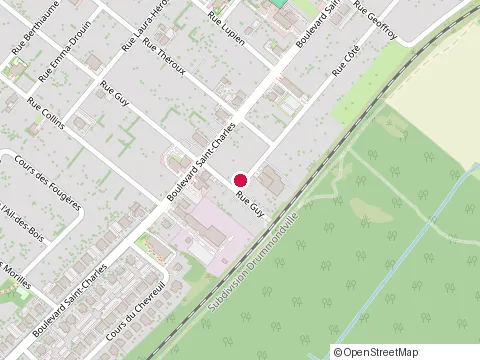 Location of Construction Dlb at 960 Rue Côté, Drummondville