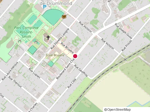 Location of Construction Dlb Inc. at 960 Rue Côté, Drummondville
