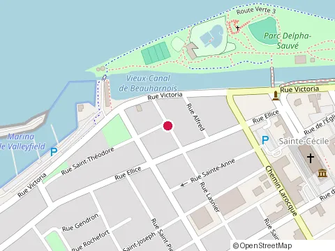 Location of Construction Dm Entrepreneur Général at 17 Rue Saint-Théodore, Salaberry-de-Valleyfield