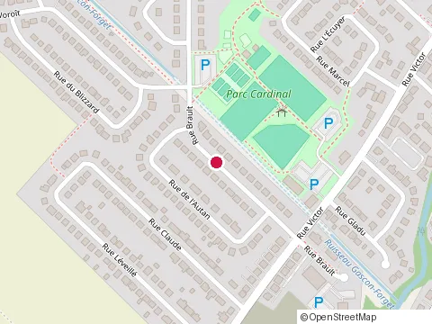 Location of Construction Dunco at 13447 Rue Brault, Mirabel