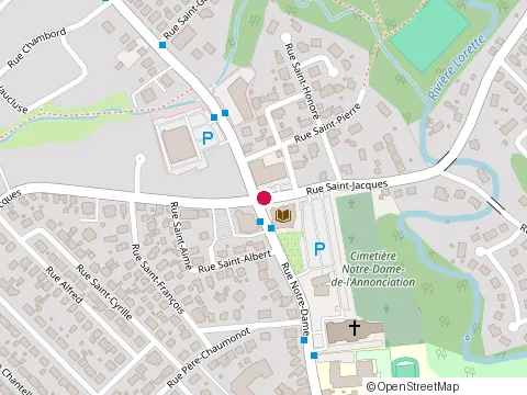 Location of Construction Emaca at 1404 Rue St Jacques, L'Ancienne-Lorette