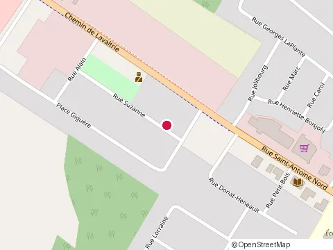Location of Construction Emanuel Raymond Inc at 16 Rue Suzanne, Lavaltrie