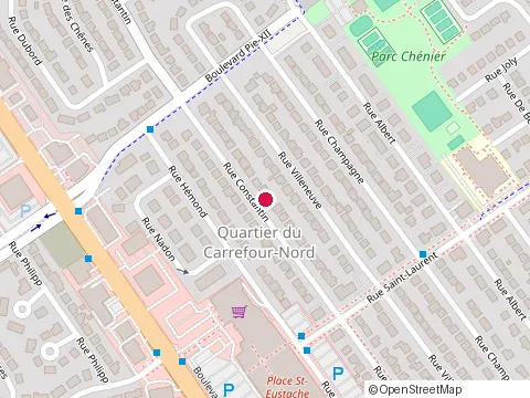 Location of Construction Eric Courcelles Inc at 299 Rue Constantin, Saint-Eustache