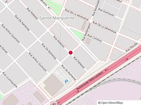 Location of Construction Éric Massicotte Inc at 1505 Rue Pelletier, Trois-Rivières