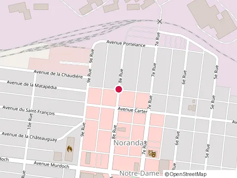 Location of Construction Erick Gauthier at 3-250 8E Rue, Rouyn-Noranda