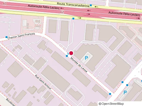 Location of Construction Escat Inc. at 1158 Mnt de Liesse, Saint-Laurent