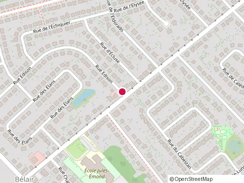 Location of Construction et Excavation Y.B Inc. at 1097 Rue Edison, Québec