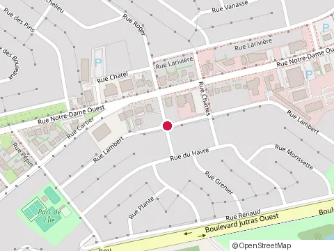 Location of Construction et Rénovation Rm Premium at 4 Rue Roger, Victoriaville
