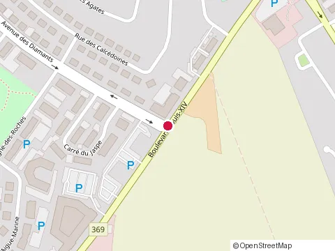 Location of Construction et Rénovation Steeve Grenier Inc. at 1429 boulevard Louis-Xiv, Québec