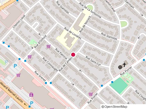 Location of Construction et Rénovation Tellez-At Paysagisme at 1635 Rue de Cambridge, Saint-Laurent