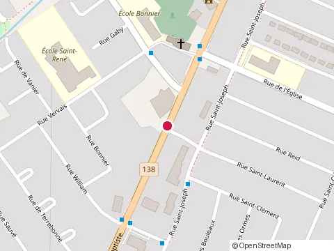 Location of Construction et Renovations at 831 Boulevard Saint Jean Baptiste, Mercier