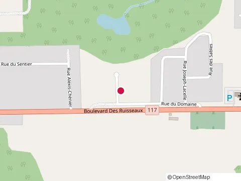 Location of Construction F Crépeau Inc at 1638 Rue du Domaine, Mont-Laurier