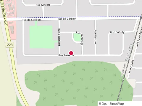 Location of Construction Florian Roy Inc at 371 Rue Favreau, Saint-Jean-sur-Richelieu