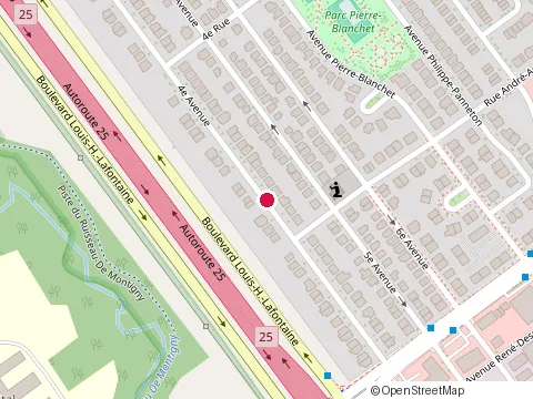 Location of Construction Form E.S. at 4E Av, Montréal
