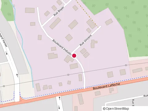 Location of Construction Fortin et Lévesque at 1890 Rue Vincent, Baie-Comeau